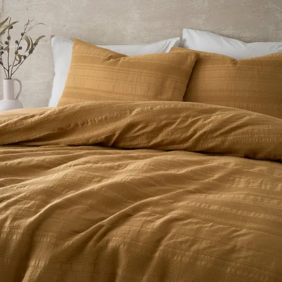 Tenby Stripe 100% Cotton Duvet Cover & Pillowcase Set 3