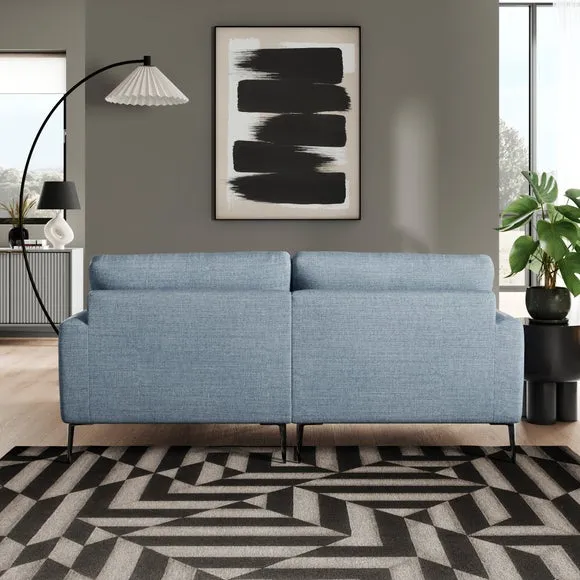 Lawson Chunky Tonal Weave Corner Chaise Sofa 3