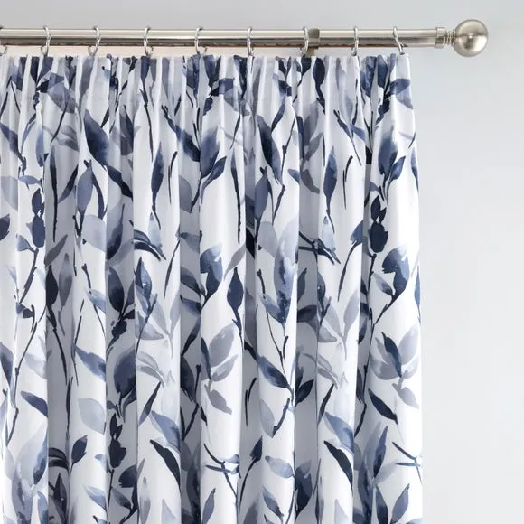 Zen Polycotton Blackout Pencil Pleat Curtains