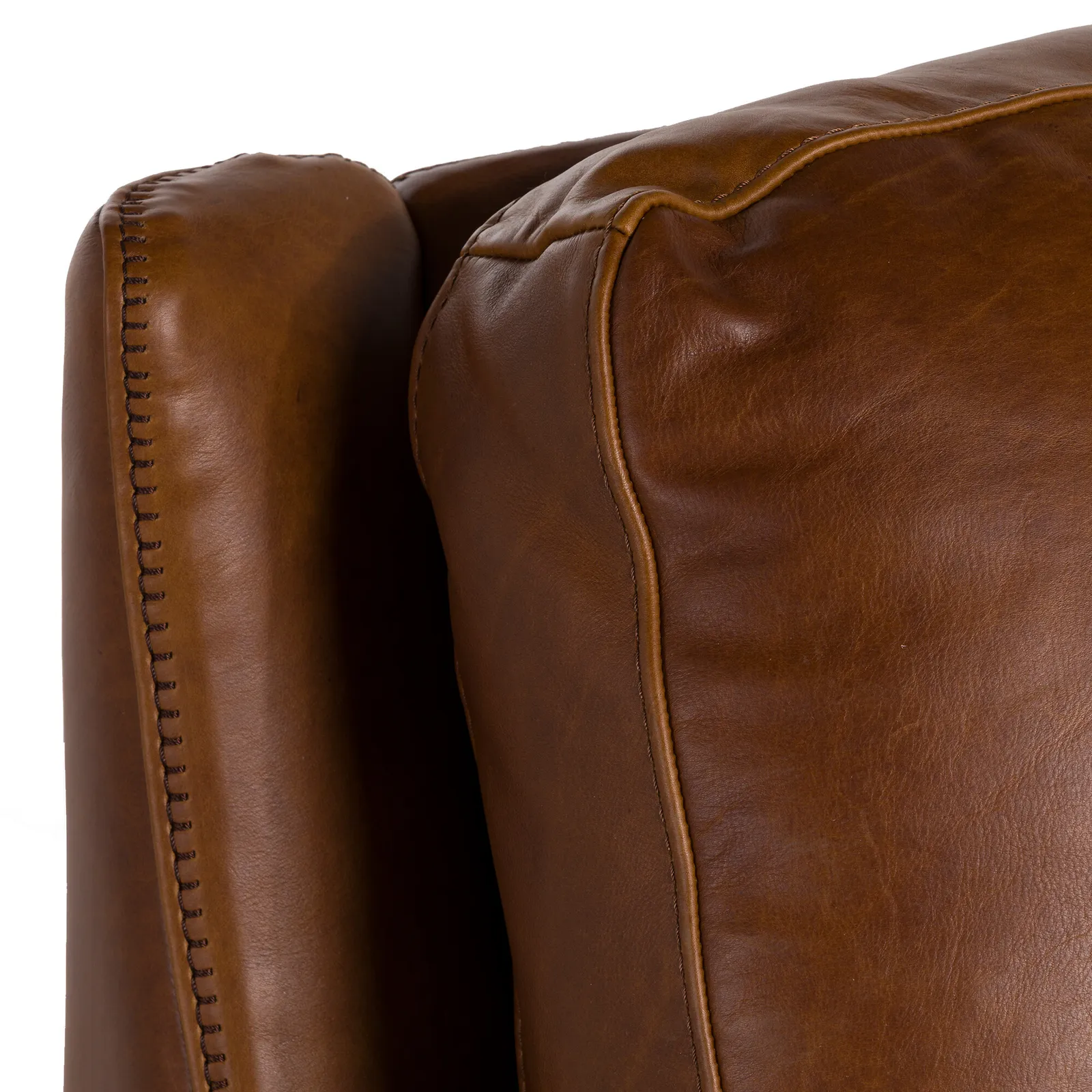 Albard Armchair, Brown Leather | Barker & Stonehouse 3