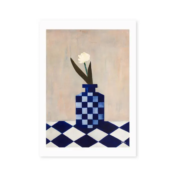 East End Prints Check the Vase Print 2