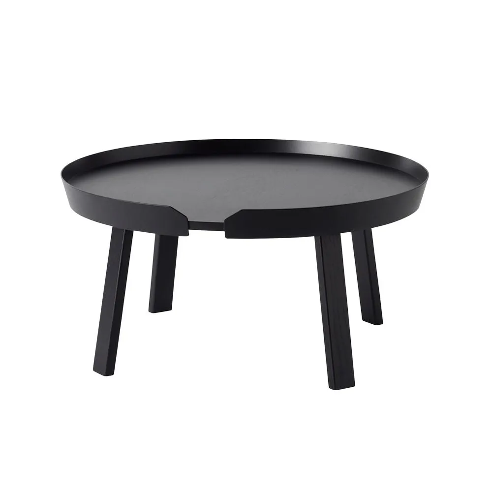 Muuto Around Coffee Table Large Black 2