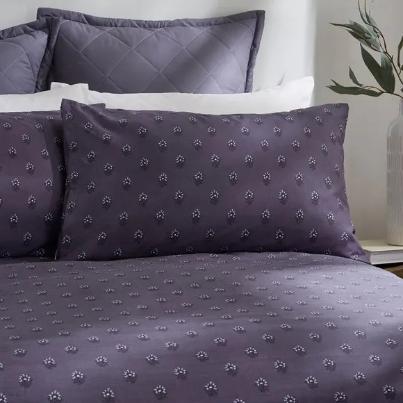 Ashwin Floral Blockprint Duvet Cover and Pillowcase Set 4
