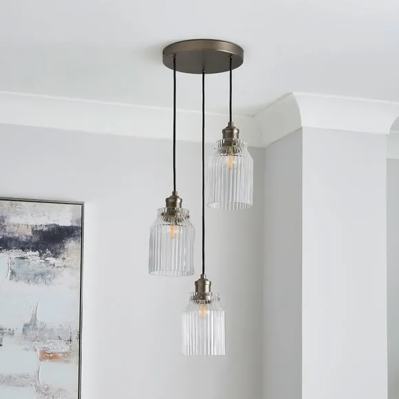 Tobias 3 Light Adjustable Cluster Ceiling Light 2