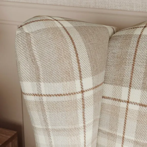 Charnwood Checked 2 Seater Armchair 4