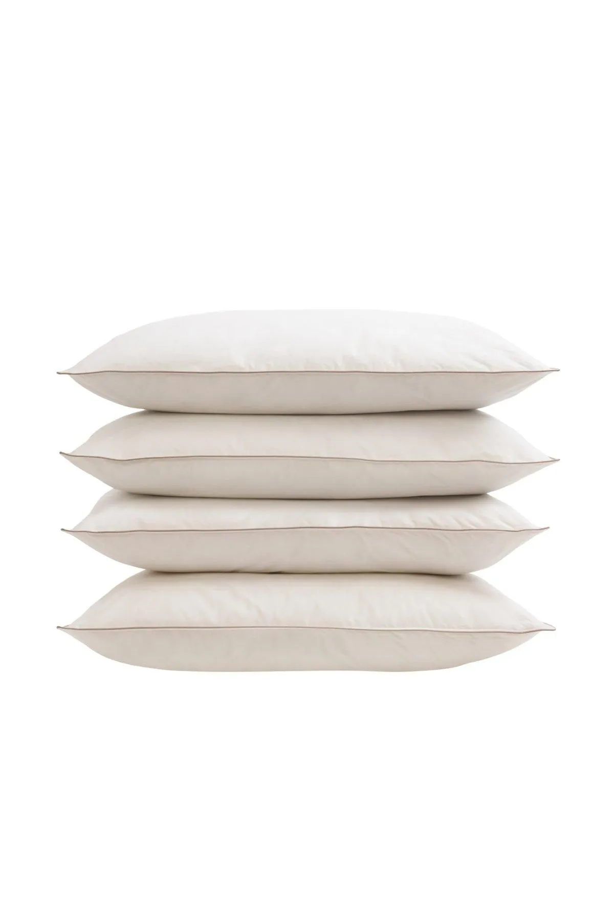 Soak&Sleep Soft As Down Microfibre Standard Pillow 4 Pack - Soft/Medium in White