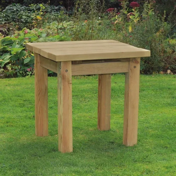 Emily Wooden Square Side Table