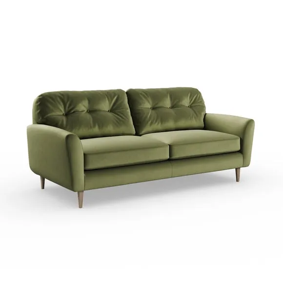 Sven Opulent Velvet 4 Seater Sofa 6
