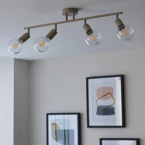 Elements Koppla 4 Light Semi Flush Spotlight Bar 2