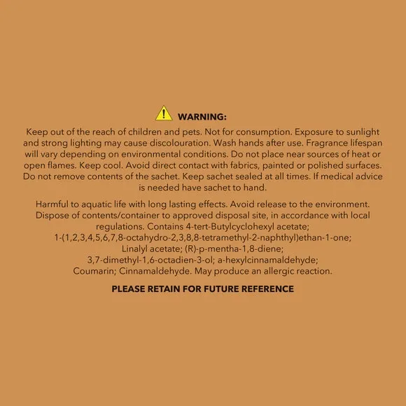 Warm Amber Fragrance Sachet 3