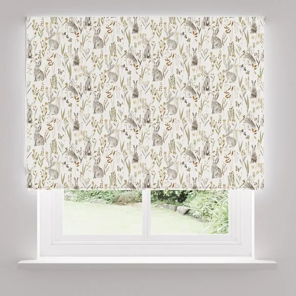 Hares Natural Blackout Roller Blind 4
