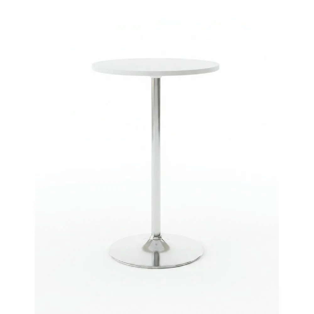 netfurniture fuzion tall kitchen bar poseur table in White