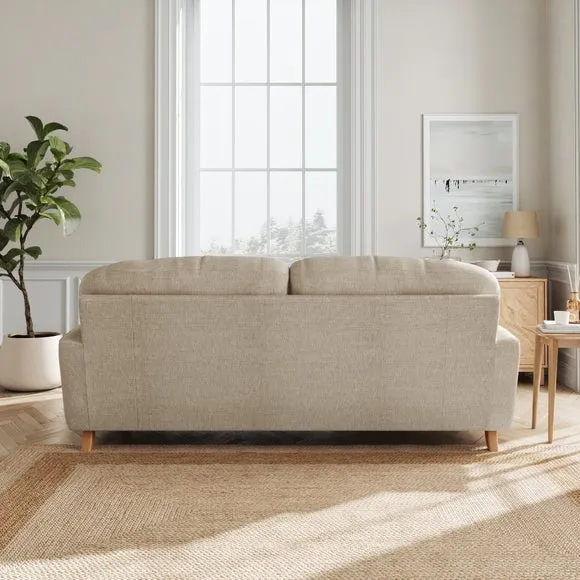Martha Faux Linen 3 Seater Sofa 3