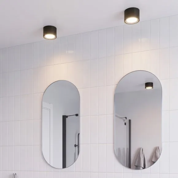 Nordlux Landon 8 - Bathroom lighting - Black, Black