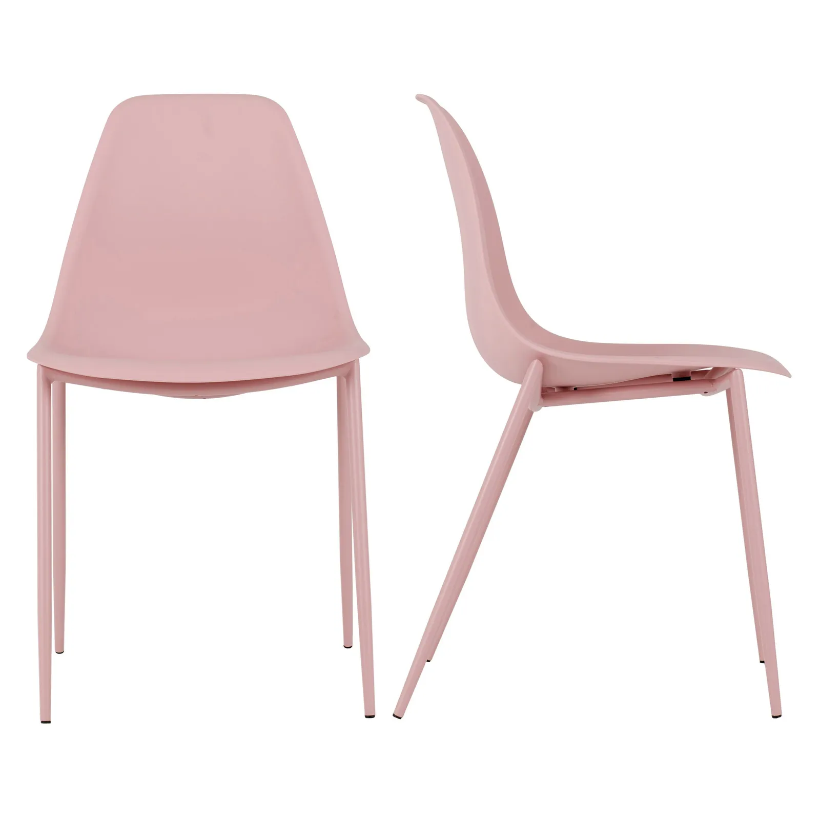 Lindon Set of 2 Dining Chairs Pink