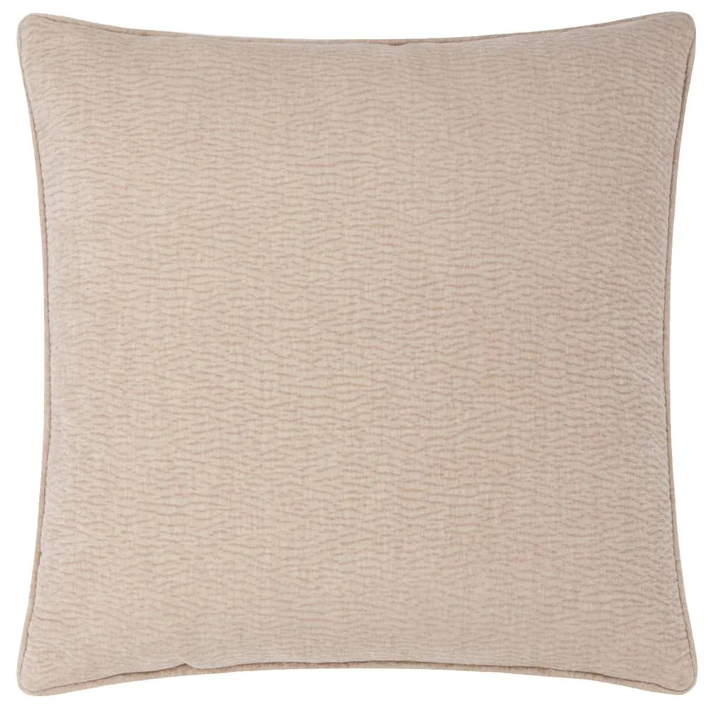 Yard Heath Washed Velvet Textured Cushion Linen 50 X 50Cm, Cream 2