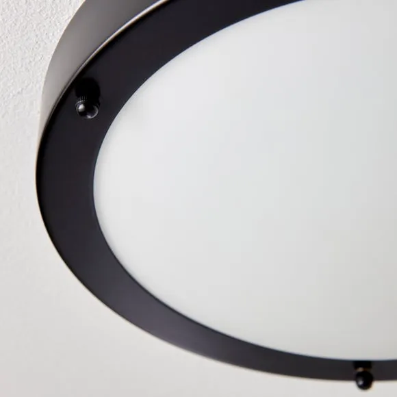 Pluto Bathroom Flush Ceiling Light 3