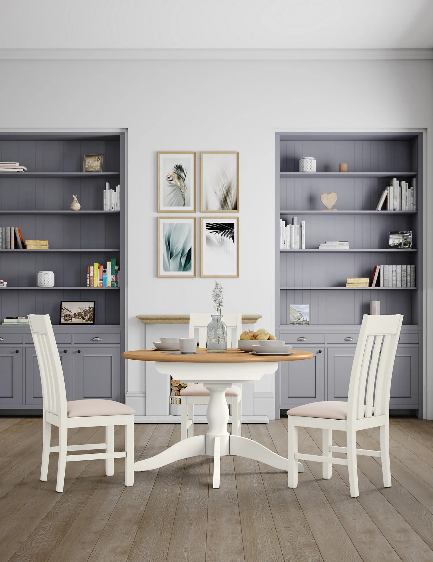 M&S Padstow Round Extending Dining Table