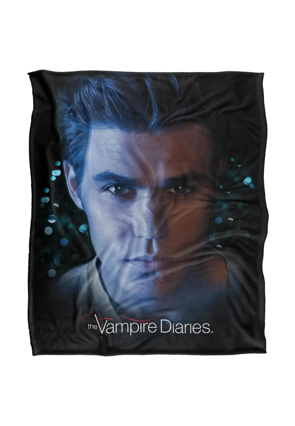 Vampire Diaries Stefan Silky Touch Super Soft Throw Blanket 152x127cm in White