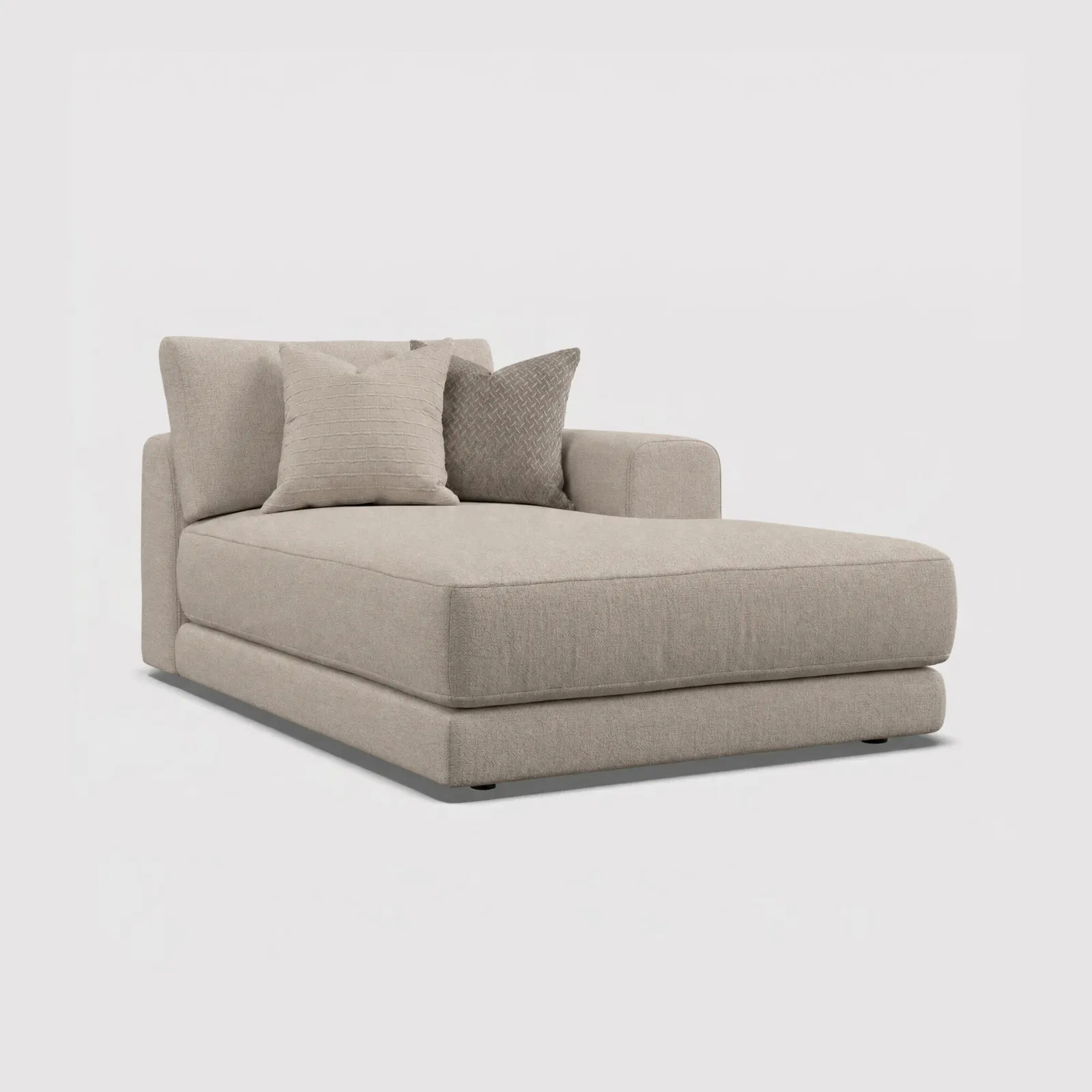 Lomax 1 Arm Chaise Rhf, Brown | Barker & Stonehouse 1