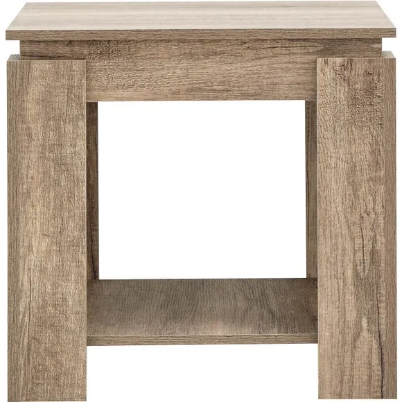 Return - Canyon Side Table, Oak 4