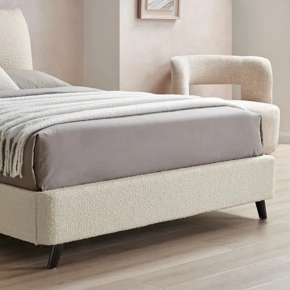 Limelight Luna Pillow Back Bed Frame, Boucle 4