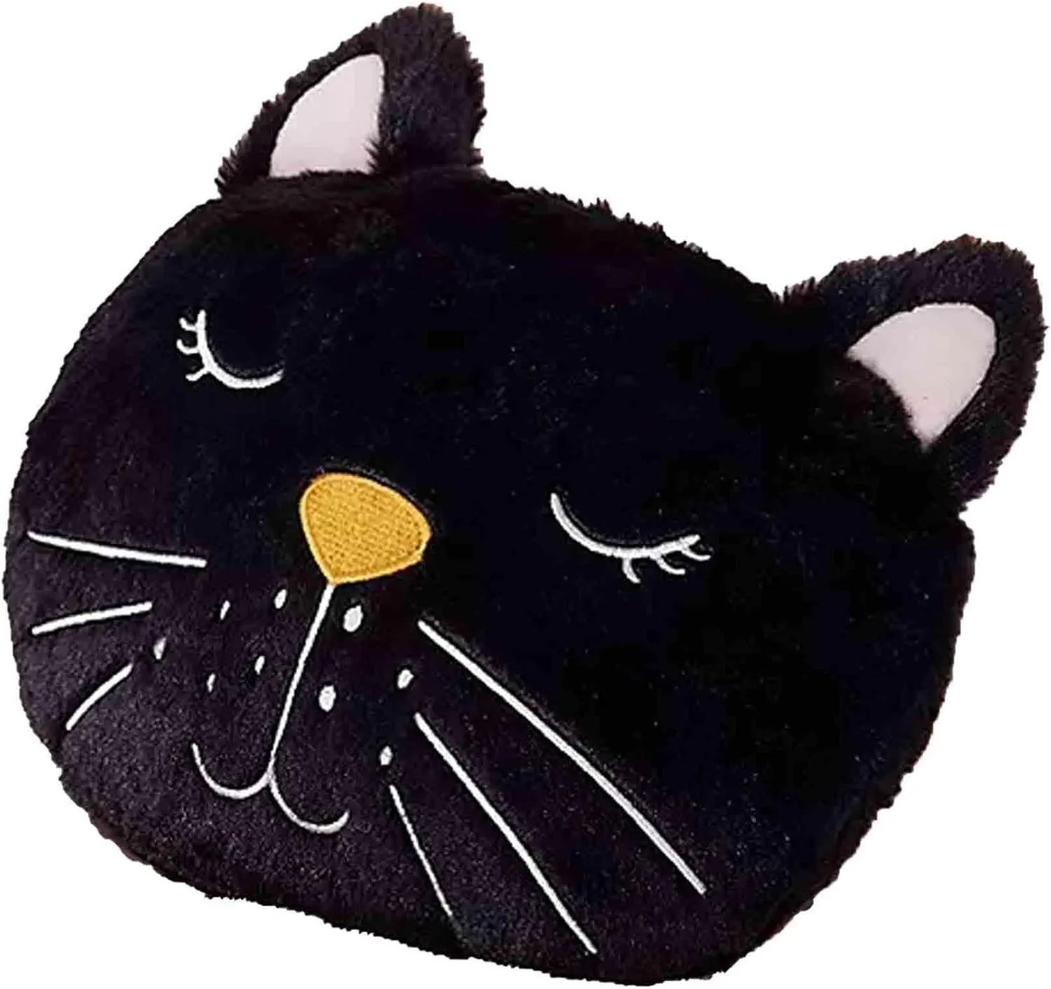 Smart Living Halloween Ghost & Magical Cat Fleece Cushions - Spooky Decor Pillows in Black 2