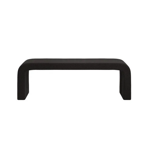 Ren 2 Seater Boucle Dining Bench 2