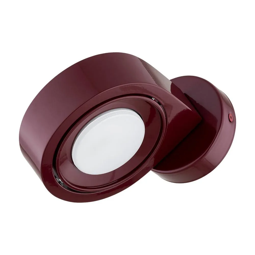 Netlighting Lotus Adjustable Up & Down Wall Lamp Burgundy GX53 3