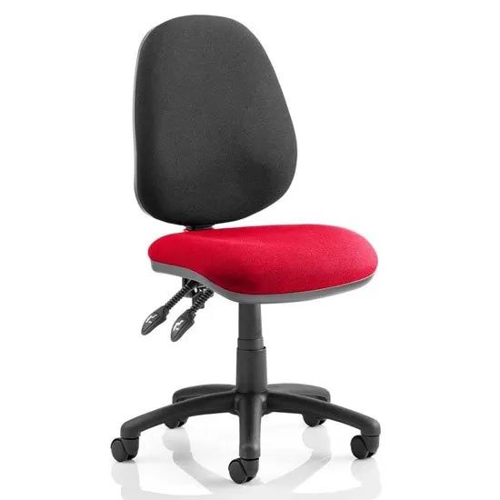 Luna II Black Back Office Chair In Bergamot Cherry