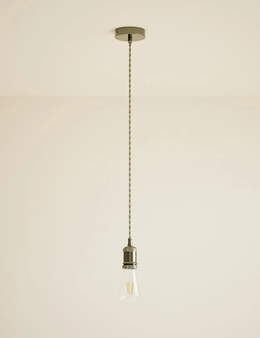 M&S Twisted Chain Lighting Cable Kit Antique Brass