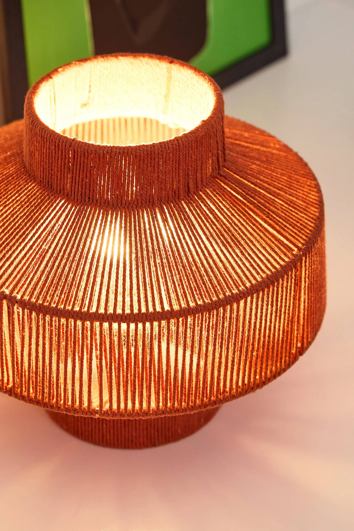 String Table Lamp - Orange 3