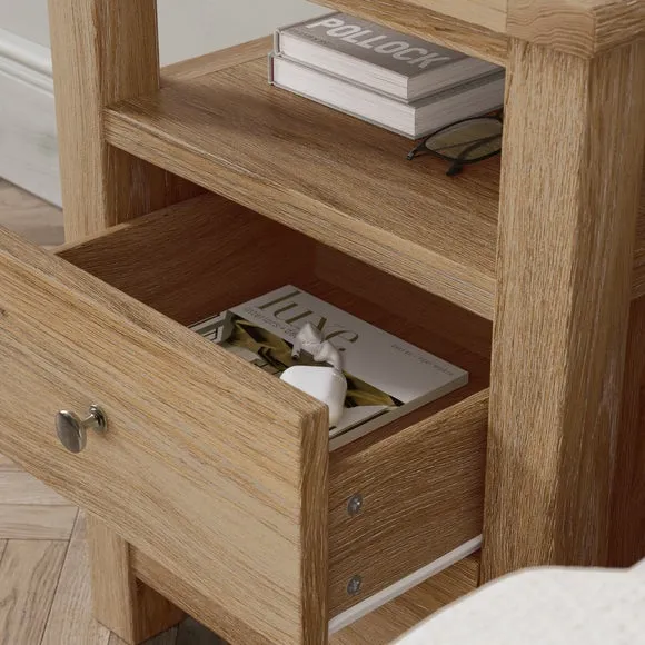 Olney 2 Drawer Bedside Table 3