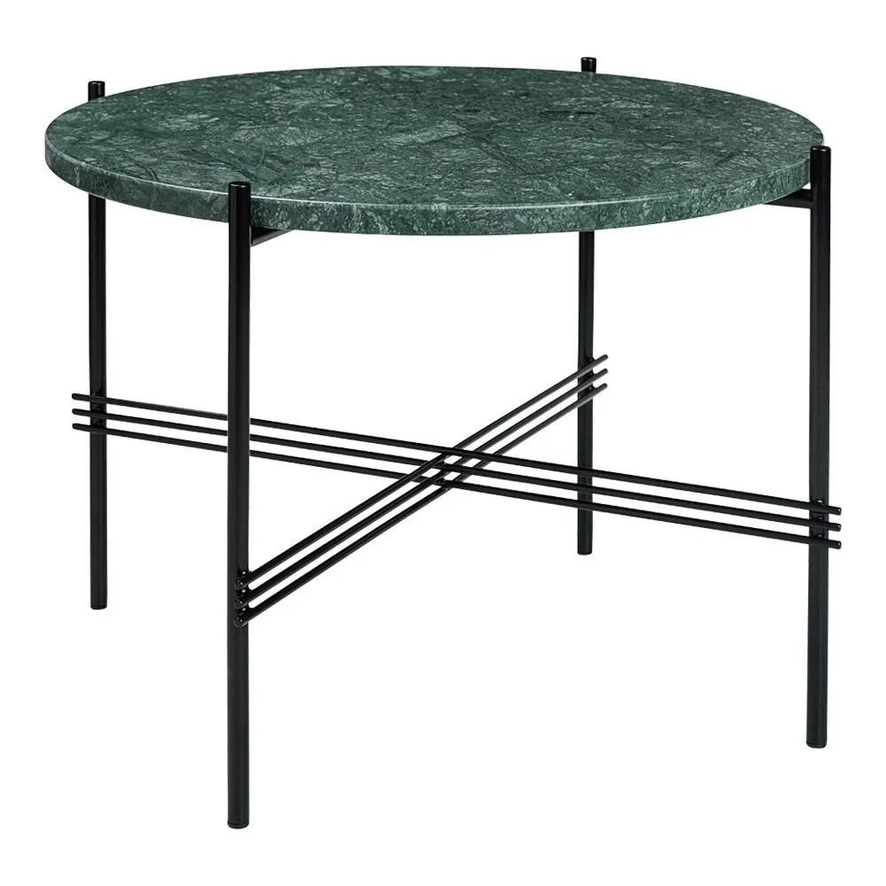 Gubi TS Coffee Table Medium in Green Guatemala Marble 2