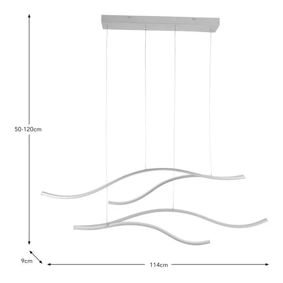 Philomena Adjustable LED Touch Dimmable Diner Ceiling Light 5