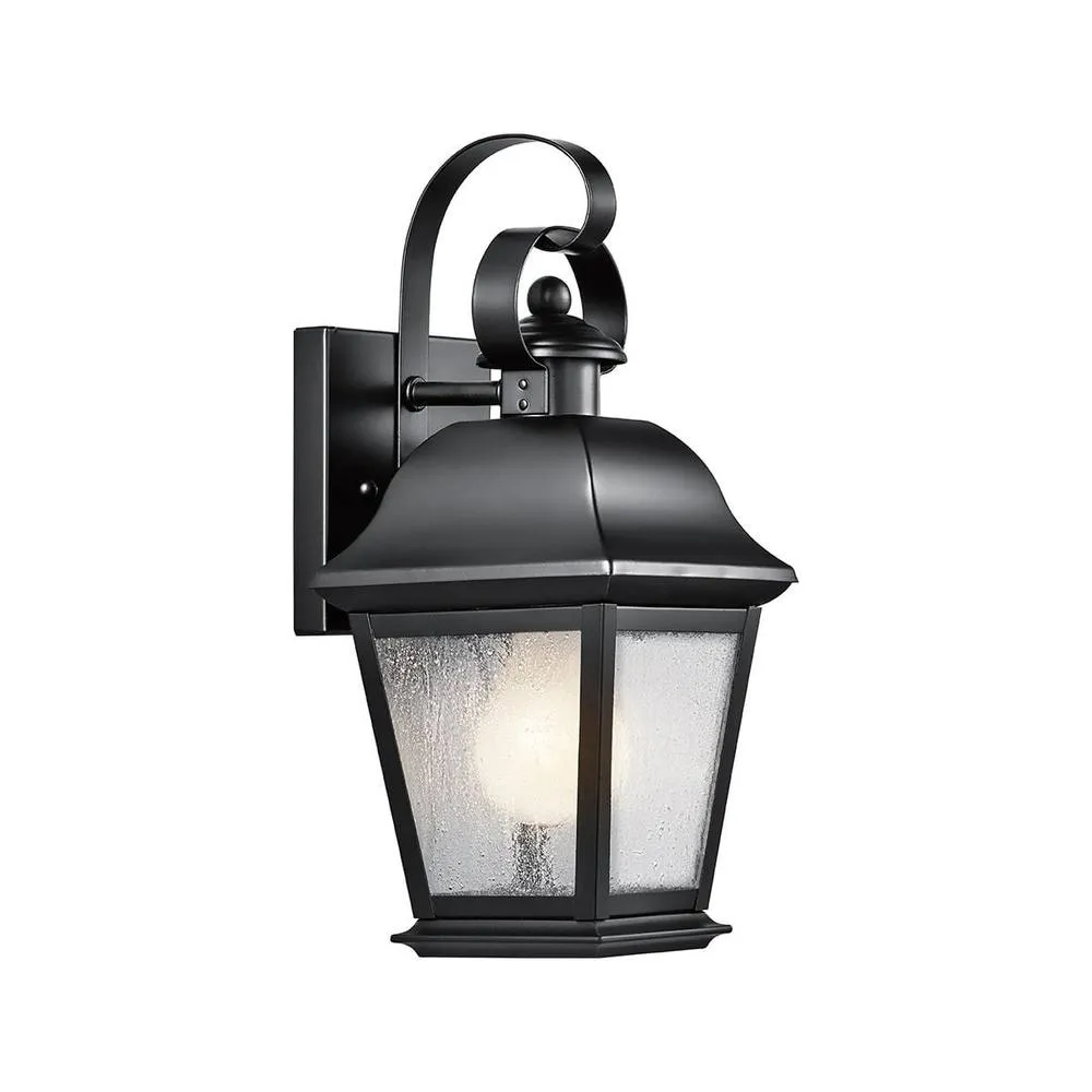 Netlighting Mount Vernon Small Wall Lantern Black IP44