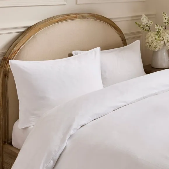 Dorma Organic Brushed Cotton Twill Cuff Pillowcase