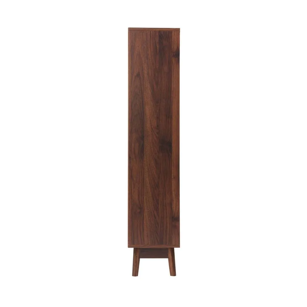 sweeek Wood 3-door shoe cabinet in Dark Brown 2