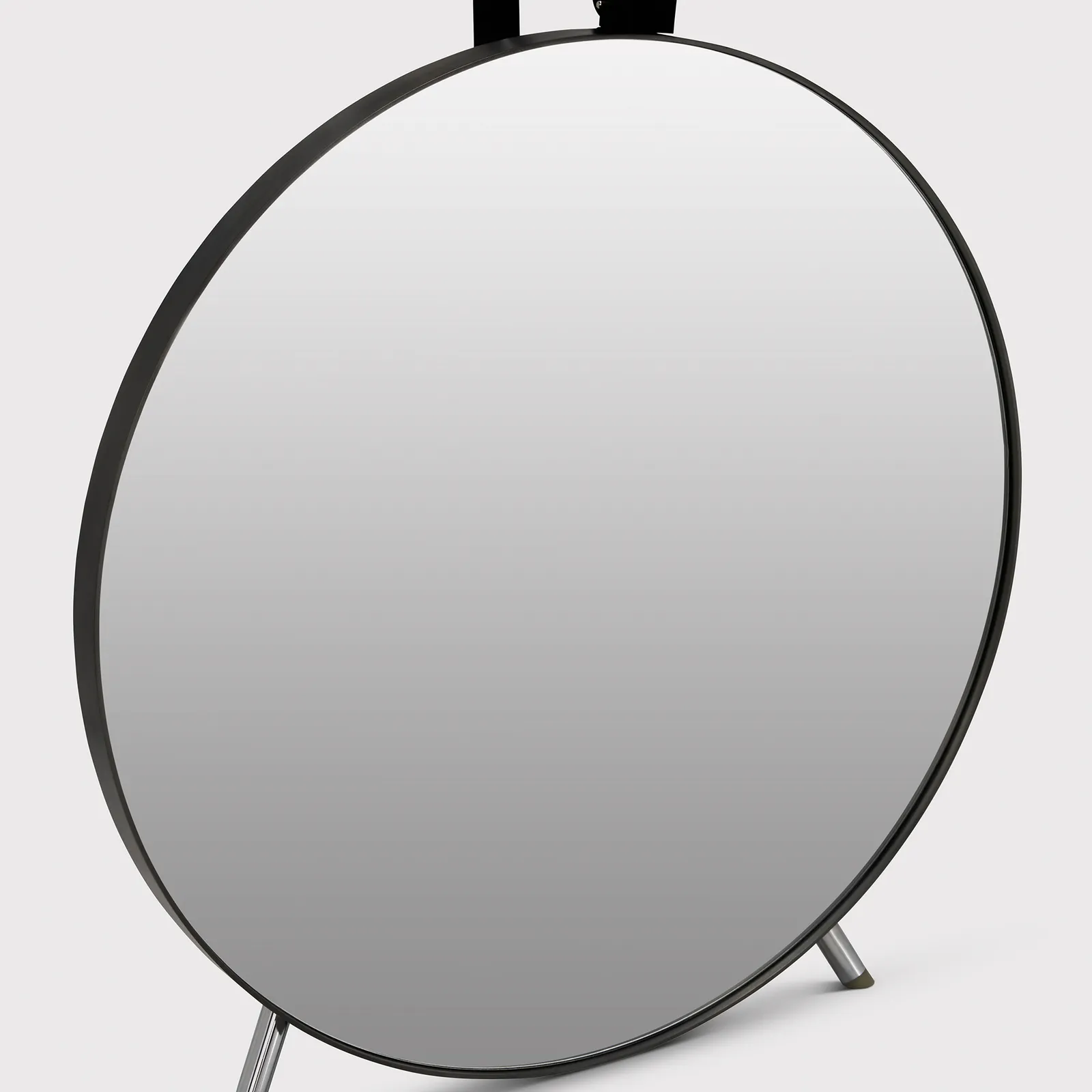 Janus Round Mirror 100cm, Round, Black | Barker & Stonehouse