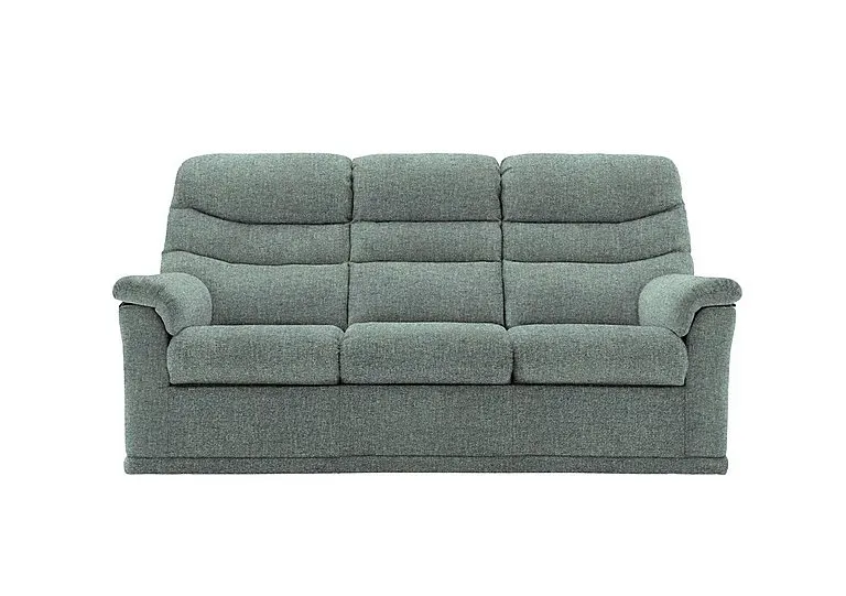 Malvern 3 Cushion 3 Seater Fabric Sofa - No Recliner - Dapple Kingfisher