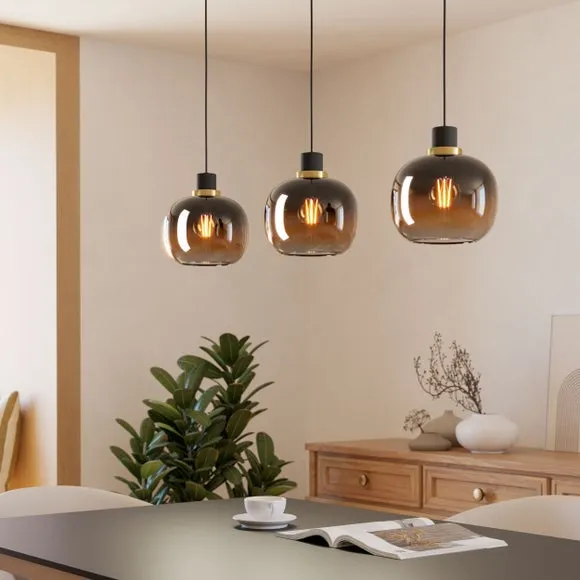 EGLO Oilella 3 Light Diner Ceiling Light 1