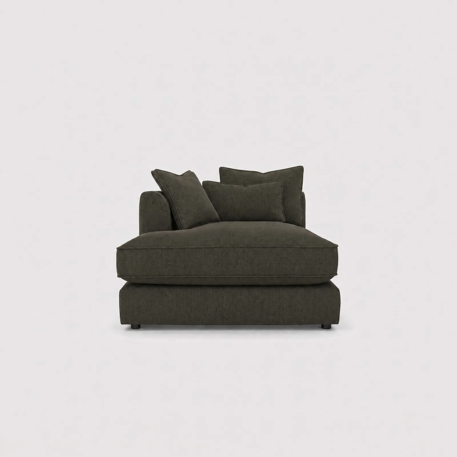 Harrington 1 Arm Chaise Unit Right, Green | Barker & Stonehouse 1