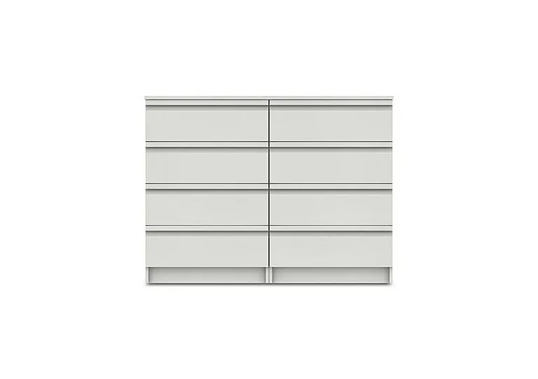 Kings Cross 8 Drawer Chest - White