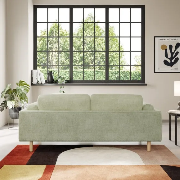 Newton Chunky Tonal Weave 3 Seater Sofa 3