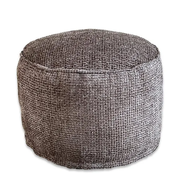 Daro Waffle Round Pouffe 3
