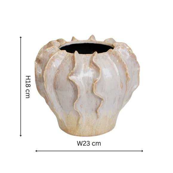 Scarlet Coral Reef Ceramic Vase 4