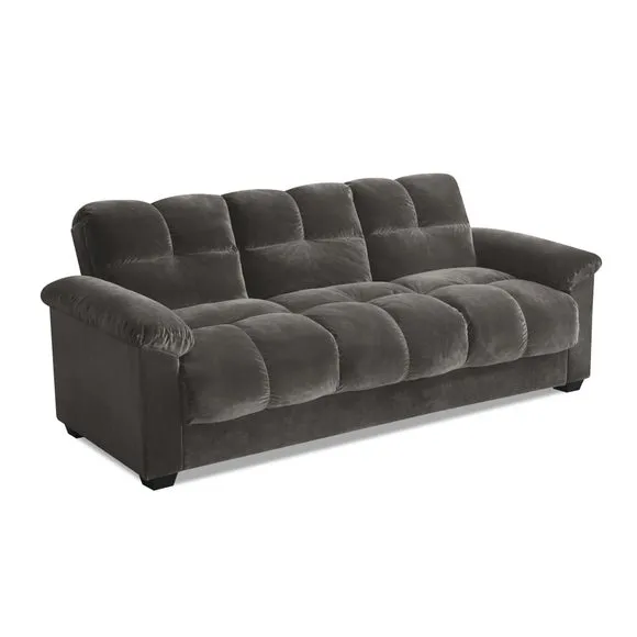 Margo Velvet with Storage Double Sofa Bed 6