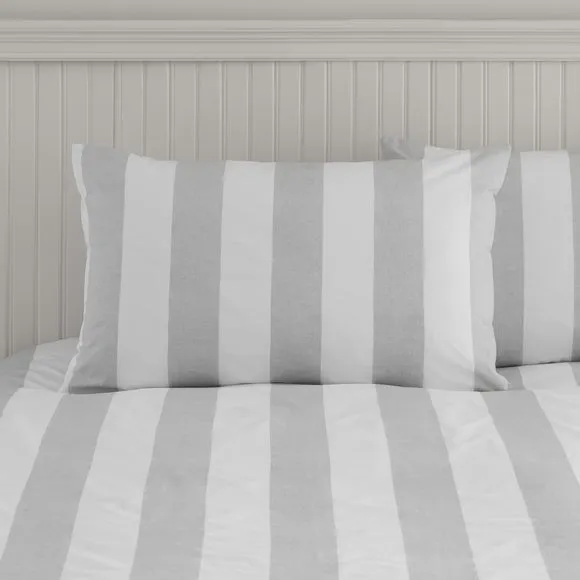 Kent Broad Stripe 100% Cotton Duvet Cover & Pillowcase Set 5