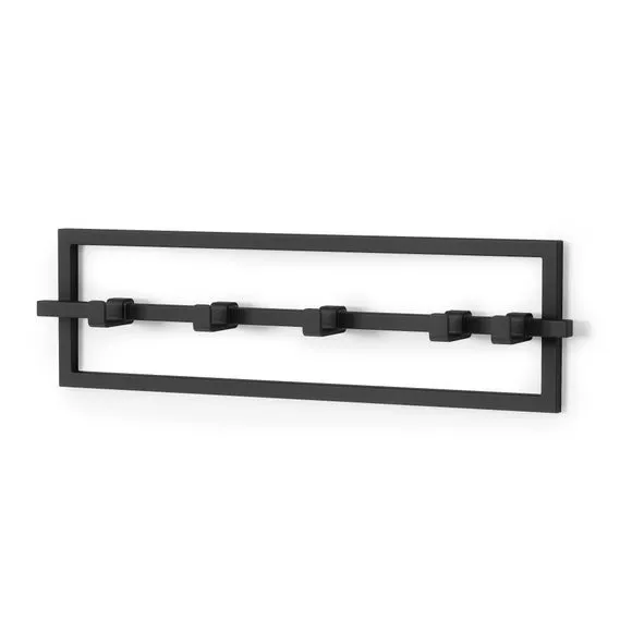 Umbra Cubiko 5 Hook Wall Mounted Coat Rack 6