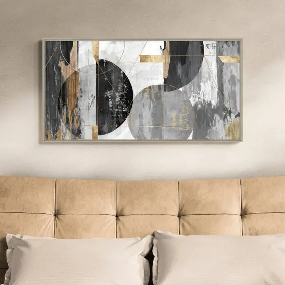 Floating Forms Framed Canvas 1